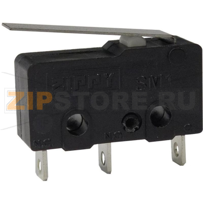 Микропереключатель 250 В/AC, 6 A, 1 x вкл/вкл, 1 шт Zippy SM1-N6S-02A0-Z 