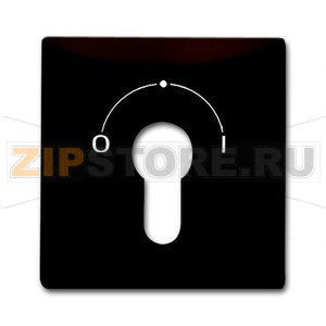 Накладка с поворотной ручкой и маркировкой для механизма выключателя, коричневая ABB 2CKA001710A3805 