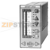 SIPART DR22 АППАРАТНЫЙ ПИД-РЕГУЛЯТОР, ПИТАНИЕ AC/DC 24V, 3 АНАЛОГОВЫХ ВХОДА 0/4 .. 20 MA ИЛИ 0/2-10 V,  3 АНАЛОГОВЫХ ВЫХОДА 0/4 .. 20 MA, 4 ЦИФРОВЫХ ВХОДА DC 24 V,  8 ЦИФРОВЫХ ВЫХОДОВ DC 24 V Siemens 6DR2210-4