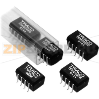 Преобразователь DC/DC, SMD-монтаж, 5 V/DC, ±15 V/DC, 30 mA, 1 W Traco Power TSM 0515D