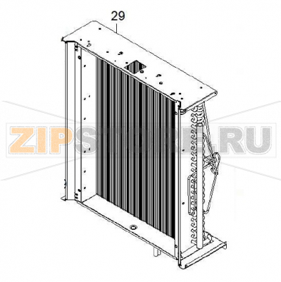 Evaporator Sagi TF101S Evaporator Sagi TF101SЗапчасть на деталировке под номером: 29Название запчасти на английском языке: Evaporator Sagi TF101S