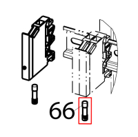 Glass fuse 5x20, 4 A, 250 V Tecnoinox GFB10DSL