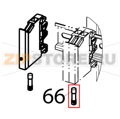 Glass fuse 5x20, 4 A, 250 V Tecnoinox GFB10DSL Glass fuse 5x20, 4 A, 250 V Tecnoinox GFB10DSLЗапчасть на деталировке под номером: 66