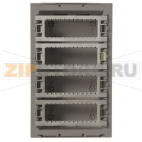 Бокс поста централизации, 24 модуля, монтаж: открытый, антрацитовый ABB 6608.40