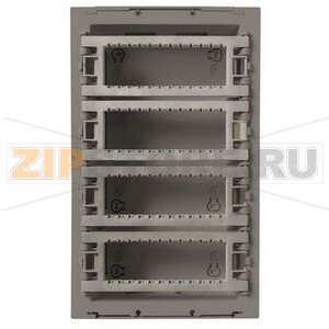 Бокс поста централизации, 24 модуля, монтаж: открытый, антрацитовый ABB 6608.40 