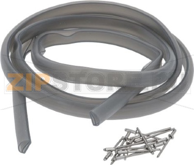 Lower door seal and form silicone 