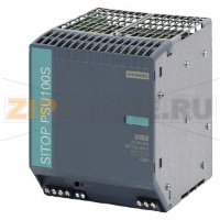 SITOP PSU100S 20 A, СТАБИЛИЗИРОВАННЫЙ БЛОК ПИТАНИЯ ВХОД: ~120/230 В, ВЫХОД: =24 В/20 A Siemens 6EP1336-2BA10