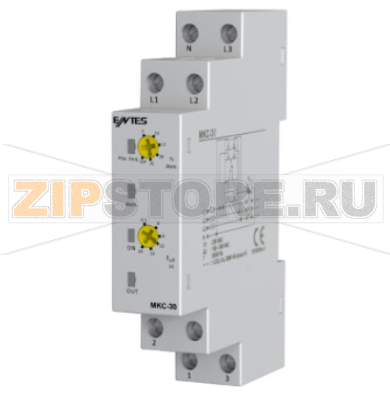 Реле контроля обрыва фаз 230 В/AC, 5-25% Entes MKC-30 