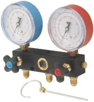 GRUPPO MANOMETRICO 2 VIE A PISTONE