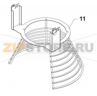 Removable Rear Part, Grid AR40 Bear Varimixer AR40 VL-1S                                                       