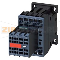 ВСПОМОГАТЕЛЬНЫЙ КОНТАКТОР, 4NO+4NC, AC110V 50HZ/120V 60HZ, SZ S00, SPRING-LOADED TERMINAL, PERMANENT AUX. SWITCH, FOR SUVA APPLICATIONS Siemens 3RH2244-2AK60