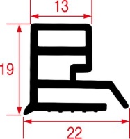 GUARNIZIONE PORTA FORNO 1520x735 mm
