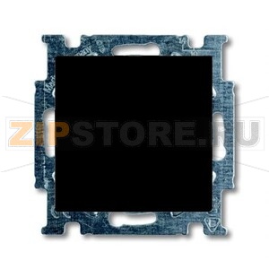 Выключатель двухклавишный, черный ABB 2CKA001012A2181 