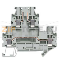 Two-tier terminals with screw terminal Terminal size 4.0 mm2 Terminal width 6.2 mm Color gray Isolating terminal Siemens 8WH1020-6AG00
