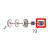 Ribbon compression spring, (C) D12.5*D1.0*14L*5N Godex RT730