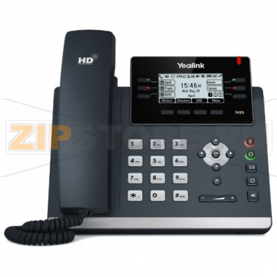 VoIP-телефон, протоколы связи: SIP, громкая связь (Hands Free), подключение гарнитуры, встроенный черно-белый LCD-дисплей, порты: USB, WAN, LAN, Gigabit LAN 