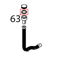 Guarnizione in gomma per filettatura 3/4" Tecnoeka KF 1010 EV UD