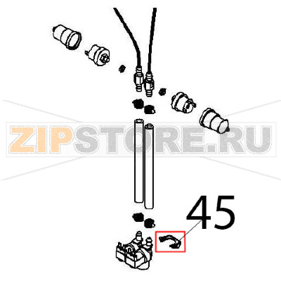 Staffa Angelo Po FX82E2T Staffa Angelo Po FX82E2TЗапчасть на деталировке под номером: 45