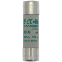 Предохранитель, 40 A, AC 500 В, 120 кА, 14x51 мм, aM, IEC Eaton CYLINDRICAL FUSE 14x51 40A AM 5