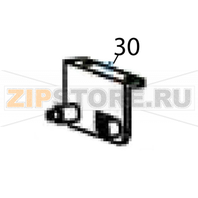Print frame lock hook Godex RT200i Print frame lock hook Godex RT200iЗапчасть на деталировке под номером: 30Название запчасти Godex на английском языке: Print frame lock hook RT200i.