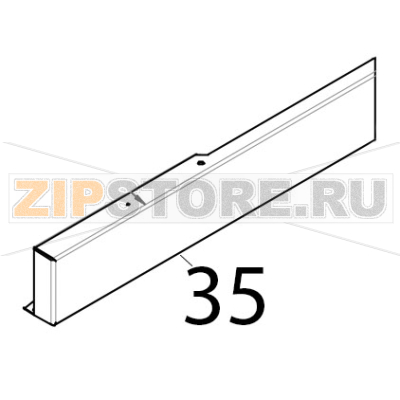 Traverso inferiore supporto muffola Tecnoeka KF 1010 A UD Traverso inferiore supporto muffola Tecnoeka KF 1010 A UDЗапчасть на деталировке под номером: 35