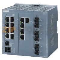 SCALANCE XB213-3 MANAGEABLE LAYER 2 IE-SWITCH 13X 10/100 MBITS/S RJ45 PORTS 3X MM FO ST-PORT 1X CONSOLE PORT DIAGNOSTICS-LED REDUNDANT POWER SUPPLY TEMP.-RANGE 0 DGR C UP TO +60 DGR C, DIN RAIL MOUNTING PROFINET IO-DEVICE ETHERNET/IP CERTIFICATE DEFAULT P