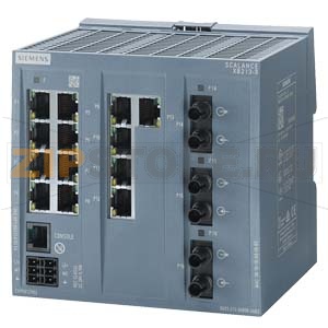 SCALANCE XB213-3 MANAGEABLE LAYER 2 IE-SWITCH 13X 10/100 MBITS/S RJ45 PORTS 3X MM FO ST-PORT 1X CONSOLE PORT DIAGNOSTICS-LED REDUNDANT POWER SUPPLY TEMP.-RANGE 0 DGR C UP TO +60 DGR C, DIN RAIL MOUNTING PROFINET IO-DEVICE ETHERNET/IP CERTIFICATE DEFAULT P 