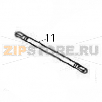 Shaft (pressure roller) Sato M84Pro Shaft (pressure roller) Sato M84ProЗапчасть на деталировке под номером: 11Название запчасти на английском языке: Shaft (pressure roller) Sato M84Pro.