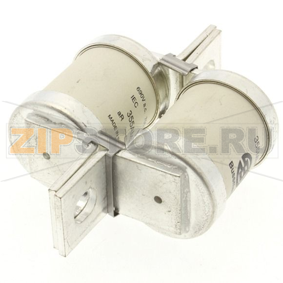 Предохранитель, 355 A, AC 690 В, DC 350 В, 200 кА, BS88, 83x113 мм, aR, BS Eaton 355A 690V TYPE T 