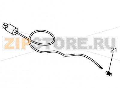 Зажим (держатель) для кабеля Fimar 22/TE Зажим (держатель) для кабеля для мясорубки Fimar 22/TEЗапчасть на деталировке под номером: 21Количество запчастей в комплекте: 1Оригинальное название запчасти Fimar: Cable clamp