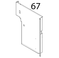 Paratia paracalore lato comandi Tecnoeka KF 1010 A UD