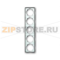 Рамка пятиместная, хром ABB 2CKA001754A4137