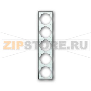 Рамка пятиместная, хром ABB 2CKA001754A4137 