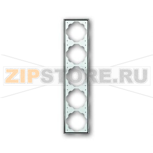 Рамка пятиместная, хром ABB 2CKA001754A4137 