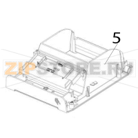 Inner lid for gray standard models (without printhead) Zebra ZD421 Direct Thermal