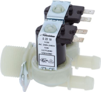Dual solenoid valve, straight 220/240V