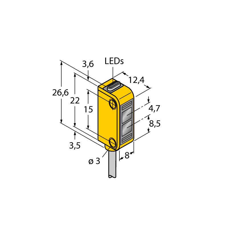 Датчик фотоэлектрический Turck Q12AB6FF50 