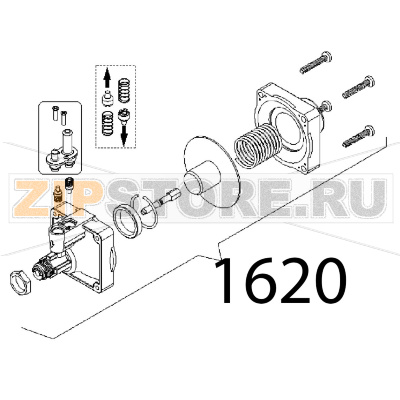 Dosatore brillantante 2 vie Angelo Po KD130EAT Dosatore brillantante 2 vie Angelo Po KD130EATЗапчасть на деталировке под номером: 1620