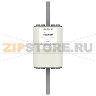 Предохранитель, 250 A, AC 1400 В, 100 кА, special DIN 1, aR, DIN, IEC Eaton FUSE 250A 1400V 1/140 A 