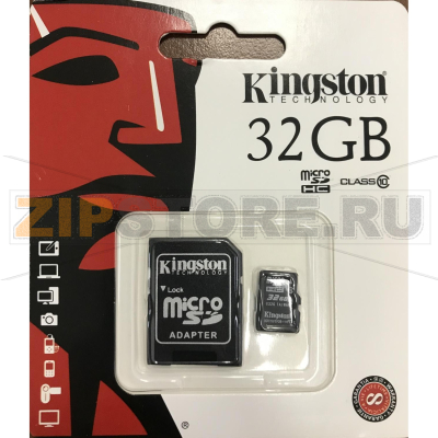 Карта памяти 32 Гб Kingston SDCS-32GB 