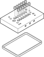 Плита пневматическая, многоканальная Festo CPV10-VI-P6-1/8-C