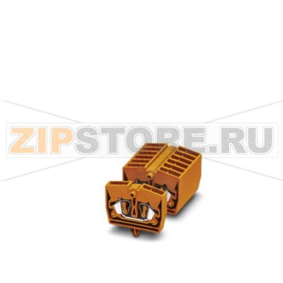 Проходные клеммы Phoenix Contact MZB 1,5-RZ OG Тип подключения: Пружинный зажим, Полюсов: 1, Сечение: 0,14 мм² - 2,5 мм², AWG: 26 - 14, Ширина: 5,2 мм, Высота: 22 мм, Цвет: oранжевый, Тип монтажа: Резьбовой монтаж.Минимальный заказ: 50 шт.Упаковка: 50 шт.