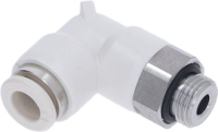 QUICK CONN. ELBOW FITTING D.6 1/8M PPSU