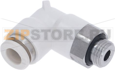 QUICK CONN. ELBOW FITTING D.6 1/8M PPSU 