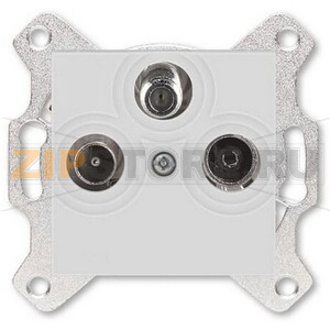 Розетка TV-R-SAT, серая ABB 2CHH083303A6016 