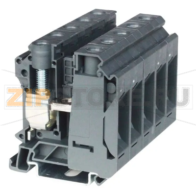 Клемма проходная, серая CHIKU RTB 35 