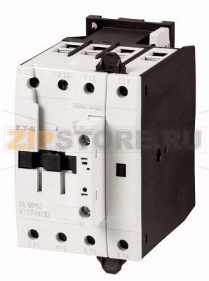 Контактор 63 А, 24-27В (DС), 4 полюса, категория применения AC-3, AC-4 Eaton DILMP63(RDC24) 