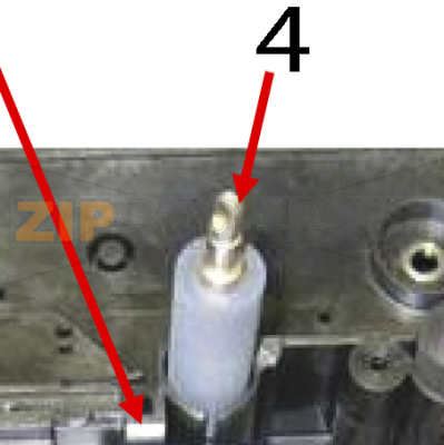 Kit, printhead platen roller Zebra P430i Kit, printhead platen roller Zebra P430iЗапчасть на деталировке под номером: 4