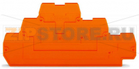 End and intermediate plate; 2 mm thick; gray Wago 870-568