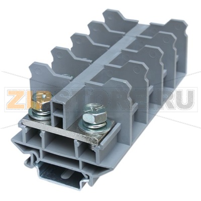 Клемма проходная, открытая, серая CHIKU RBN 50W 